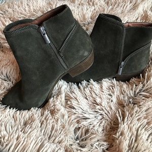 Lucky Brand booties. Green